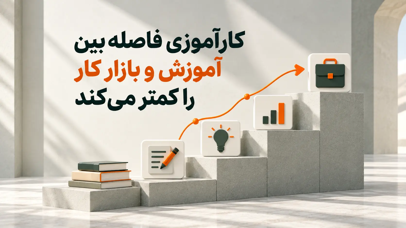 نزدیکشدن فاصلۀ آموزش و بازار کار با کارآموزی